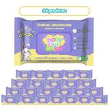 24 Unid. Toalhas Umedecidas Premium 60fls Baby Club
