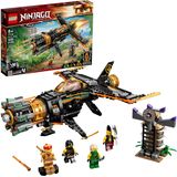 LEGO NINJAGO Legacy Boulder Blaster 71736 Airplane Toy Featuring Collectible Figurines, New 2021 (449 Peças)