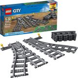 LEGO City Switch Tracks 60238 Building Kit, 8 Peças (Pacote de 1)