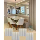 10 Placas Paineis Ripado Revestimento 3d De Pvc Para Parede
