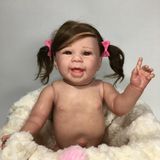 Bebê Reborn Menina, Realista, Pronta Entrega, corpo de Vinil