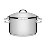 Caçarola Solar Solar Funda Em Aço Inox Fundo Triplo Com Tampa E Alças 28 Cm 8,4 L