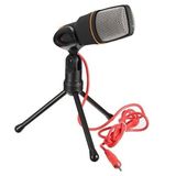 Microfone Condensador Mesa Tripe Gravacao Cantar Profissional Notebook Audio