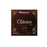 Encordoamento Giannini Clássico P-violão Nylon 65-35 Prateado Média Genwpm [f108]