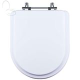 Tampa Vaso Sanitário Poliester Acrilico Nexo Branco Para Bacia Roca