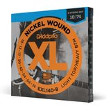 Encordoamento Guitarra 8c 10-74 D Addario Xl Nickel Exl140-8 [f035]