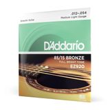 Encordoamento Violão Aço 12-54 D Addario 85-15 Bronze Ez920 [f035]