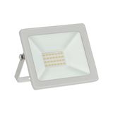 Refletor Taschibra Slim Led 20w Rgb C/ Controle Remoto Bivolt Branco