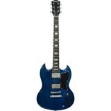 Guitarra Elétrica Sg De Madeira Maciça Thomaz Teg 340 Azul [f097]