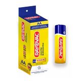 Pilha Zinco Aa4 Rayovac Amarelinhas Tubo Com 48 Unidades [f108]