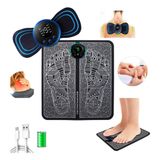 Kit Massageador Tapete Pés + Pescoço Coluna Perna Lombar Usb