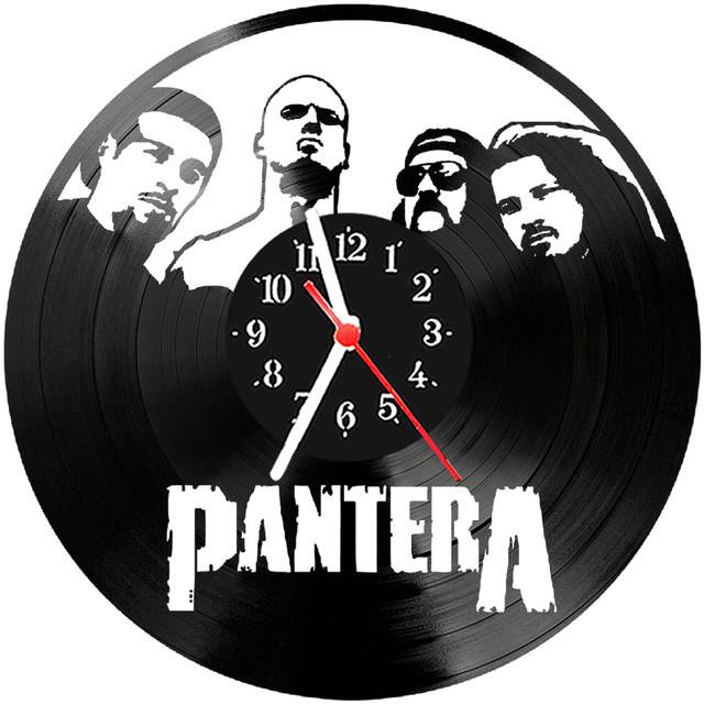 Relógio Parede Vinil Lp Ou Mdf Pantera Rock Banda