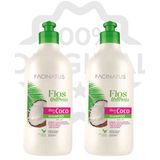 Kit Shampoo E Condicionador Profissional Óleo De Coco 1000ml