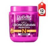 Kit C/12 Dabelle Cronograma Perfeito Nutrição Máscara 400g