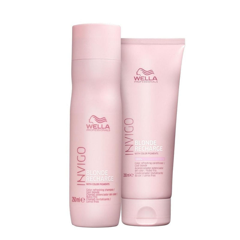 Kit Shampoo E Condicionador Wella Color Recharge Blonde