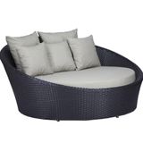 Chaise Sofá Livia Varanda Jardim Trama Original Preto