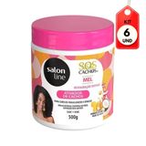 Kit C-06 Salon Line Mel Ativador De Cachos 500ml