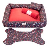 Kit Cama Pet Cachorro Ou Gato Patinhas Tam : M 04 Pçs [f101]