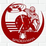 Relógio Parede Vinil Lp Ou Mdf Homem Aranha 2