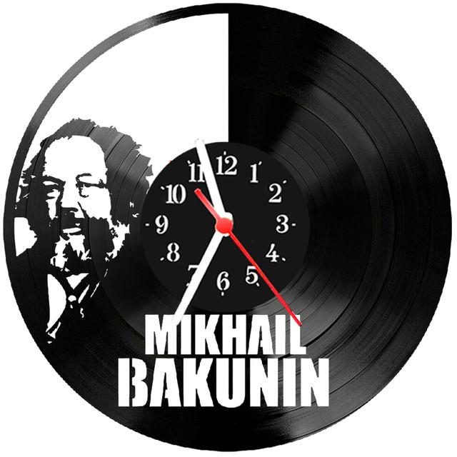 Relógio Parede Vinil Lp Ou Mdf Mikhael Bakunin