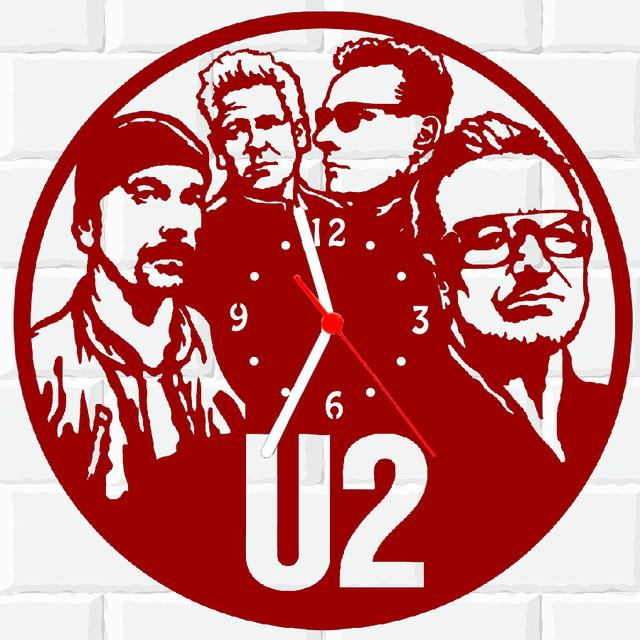 Relógio Parede Vinil Lp Ou Mdf U2 Rock Banda 1