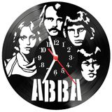 Relógio Parede Vinil Lp Ou Mdf Abba Música 1