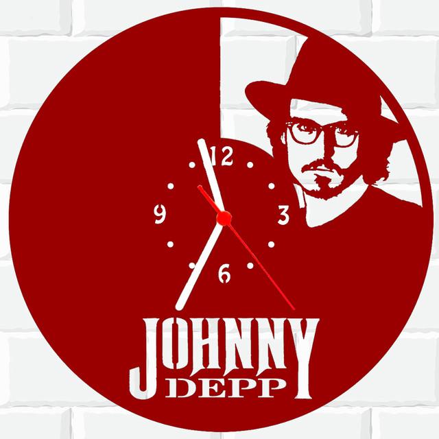 Relógio Parede Vinil Lp Ou Mdf Johnny Depp Ator