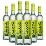 Kit 6 Garrafas Vinho Português Gazela Vinho Verde