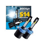 Kit Lâmpada S14 Nano Led H1 H3 H7 H11 H15 Hb3 Hb4 6000k - Shocklight