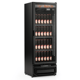 Cervejeira All Black Grba-400 V Lb Pr - Frost Free 410 L Led Perimetral Até 360 Latas De 350ml - Gelopar 220v Gelopar