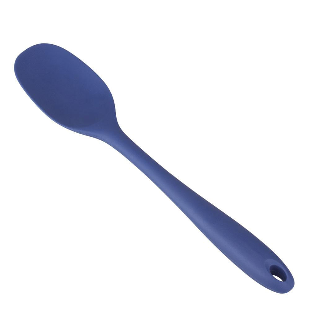 Espátula Colher De Silicone Casa Do Chef Easy Azul