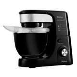 Batedeira Planetária Philco Turbo PHP500 com 12 velocidades, Preta, 127V