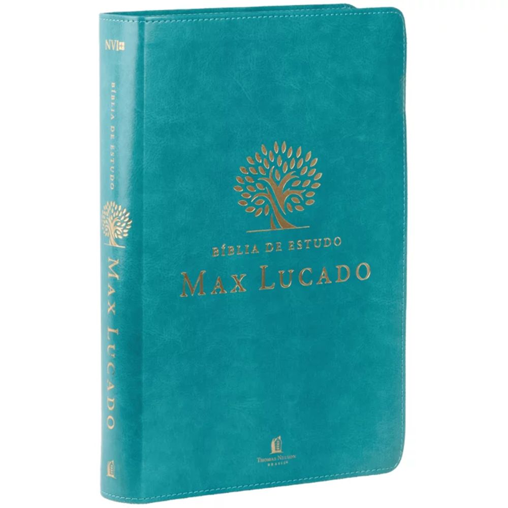 Bíblia De Estudo Max Lucado Nvi Luxo Verde - Thomas Nelson Thomas Nelson