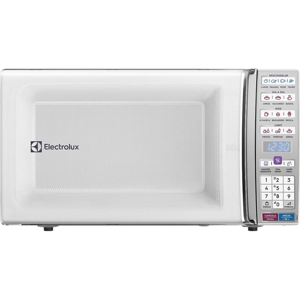 Forno Micro-ondas 34l Electrolux Para Bancada Meo44 Branco 220v