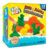 Kit De Areia Mágica Dinossauros 400G Acrilex