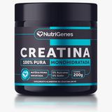 Creatina Monohidratada 100% Pura 200g - Nutrigenes