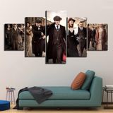 Quadros Decorativos 5 Peças Poster Filmes Peaky