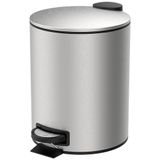 Lixeira Para Banheiro E Cozinha Inox Com Pedal Spin 20 Litros - Brinox