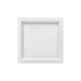 Painel De Led Stella Quadrado Deep De Embutir Recuado 17w Bivolt Branco 5000k Luz Neutra