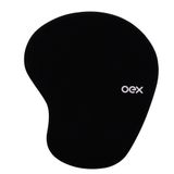 Mouse Pad Apoio Ergonomico Gel Confort Preto Oex Mp200