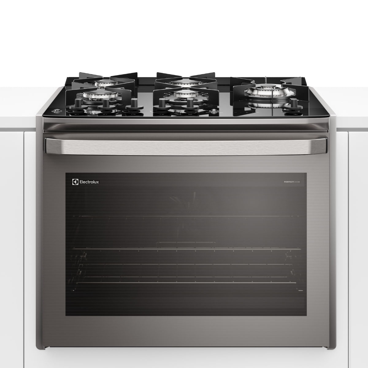 Fogão Electrolux Fe5ec De Embutir Perfectcook360 Vaporbake 5 Queimadores Cinza 110v 33051fba185