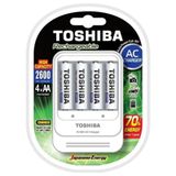 Carregador De Pilhas Tnhc-6gae4 Cb (c/4 Pilhas Aa 2600mah) Toshiba