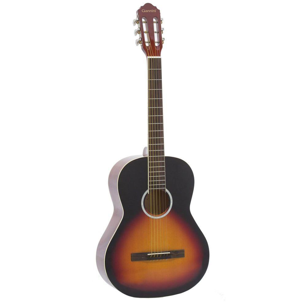 Violão Giannini Gs15n Acústico Aço Acústico 3 Tons Sunburst