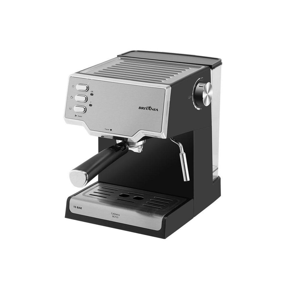 Cafeteira Espresso Britânia Bcf33 15 Bar 1,6l 850w 127v