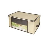 Caixa Organizadora Multiuso Em Tnt Com Visor 45 X 45 X 20Cm