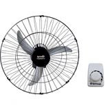 Ventilador De Parede Tufão Sprint 60cm Loren Sid Preto