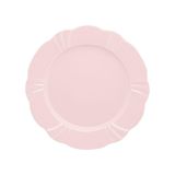 Kit 10 Pratos De Sobremesa Soleil Blush Oxford Porcelana 23cm