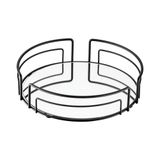 Bandeja Multiuso Hara Luiza Redonda 30cm Diâm. X 8,5cm Alt. Cor:preto