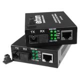 Extensor Conversor Fibra Optica Para Rj45 10/100/1000 Mbps