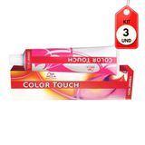 Kit C/03 Color Touch Tonalizante 8.0 Louro Claro